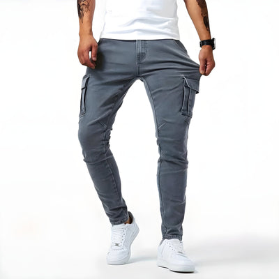 Sebastian | Cargohose aus Stretch-Denim
