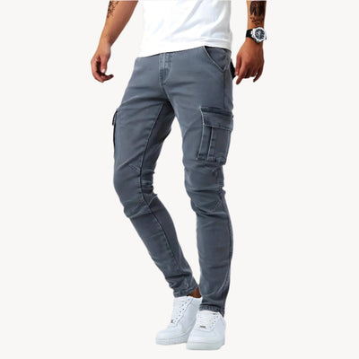 Sebastian | Cargohose aus Stretch-Denim