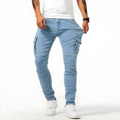 Sebastian | Cargohose aus Stretch-Denim