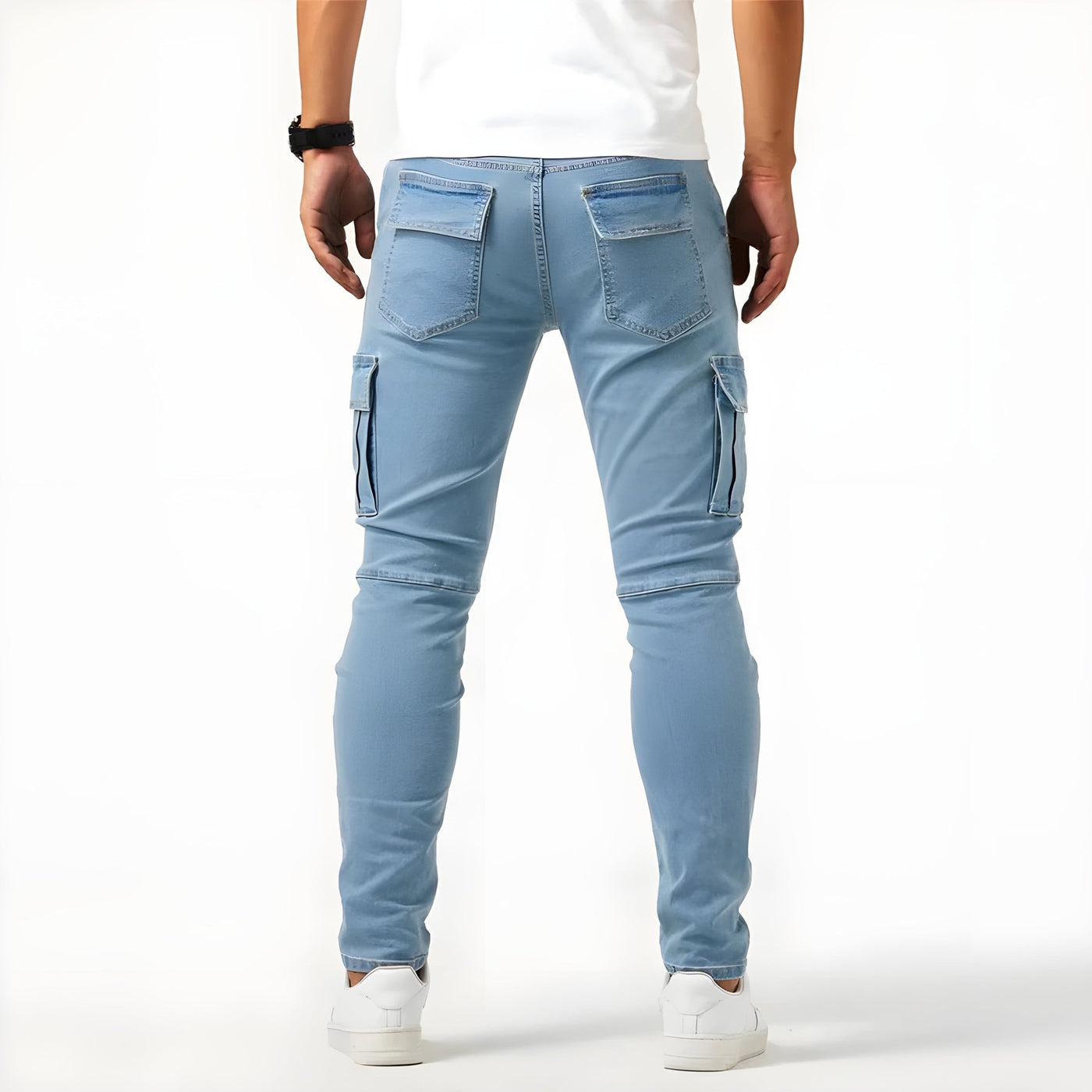 Sebastian | Cargohose aus Stretch-Denim