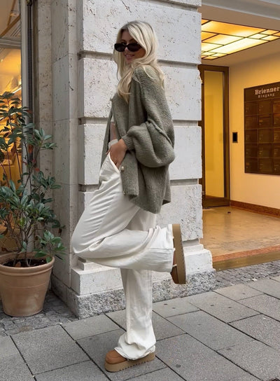 ComfyGo™ | Luxuriöser Oversized-Cardigan für elegante Lagenlooks