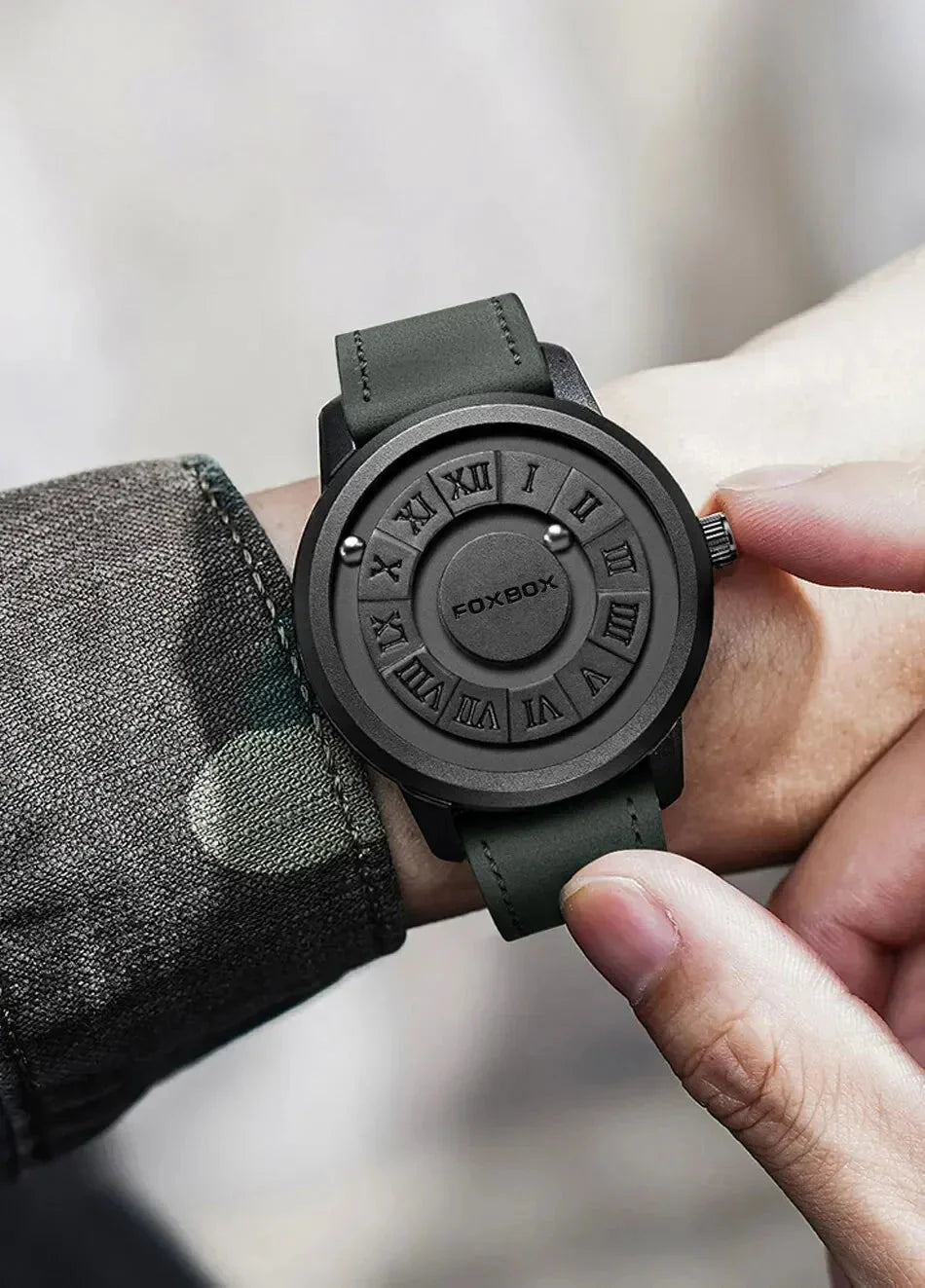 Elegante Herren Quarz-Armbanduhr