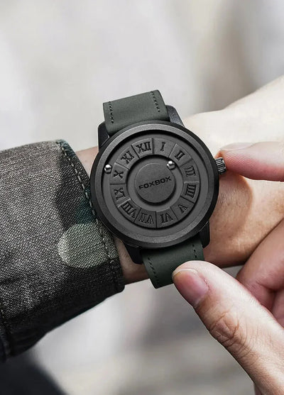 Elegante Herren Quarz-Armbanduhr