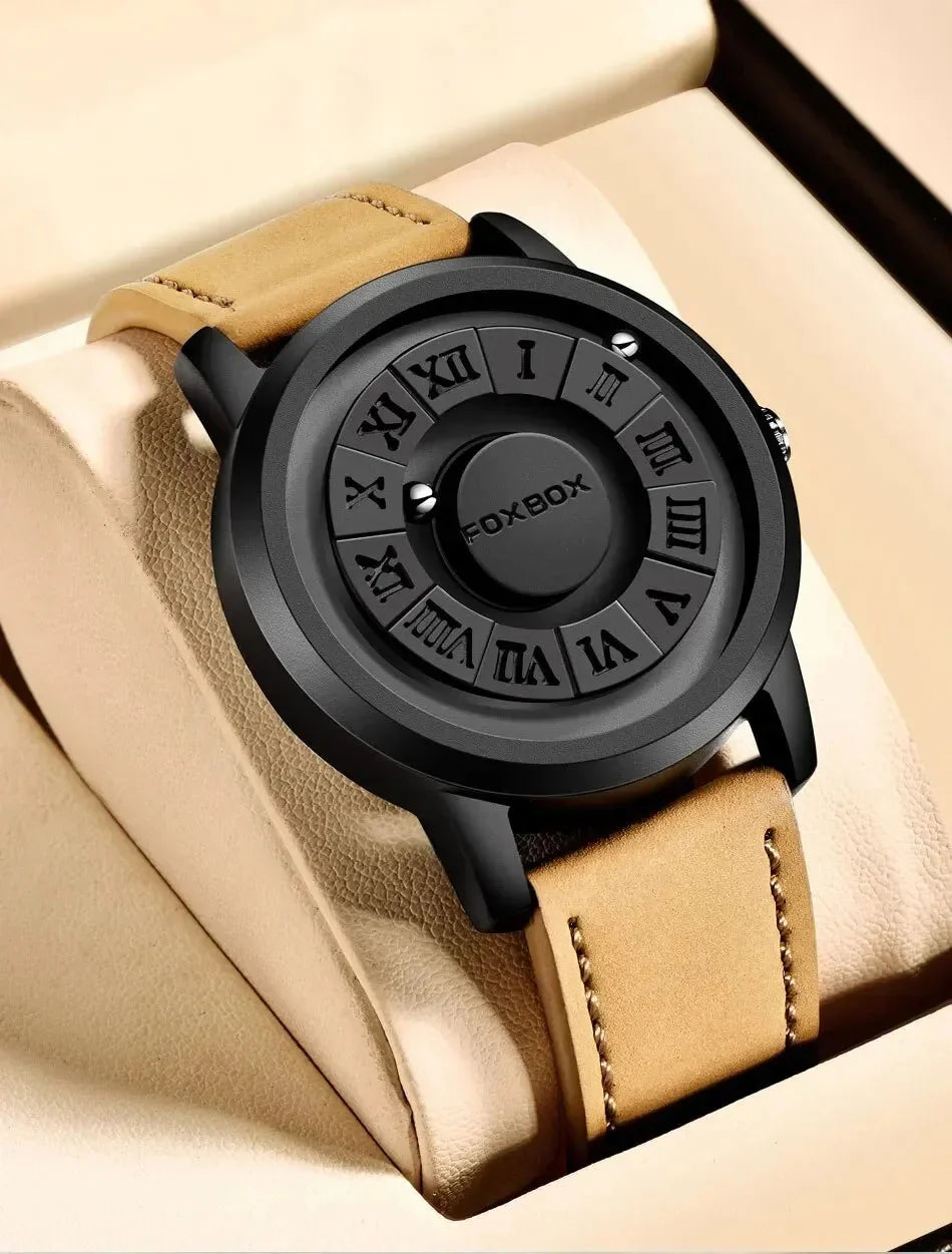 Elegante Herren Quarz-Armbanduhr