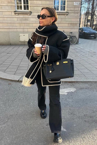 Viona | Bequeme Wollumhangjacke