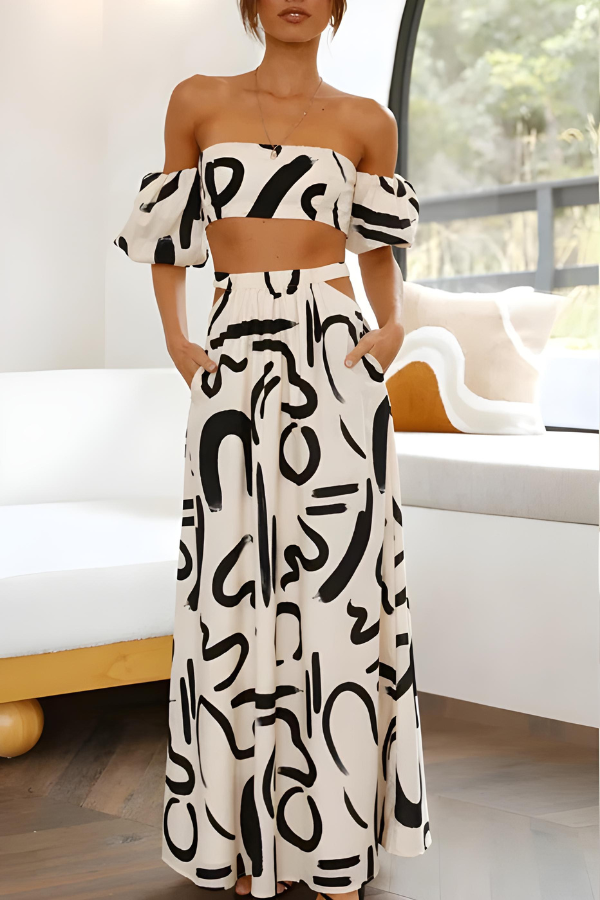 Kristy - Elegantes, koordiniertes Rock-Set