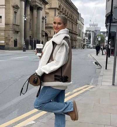 Sabine | Klassische und elegante Strickjacke für den Winter