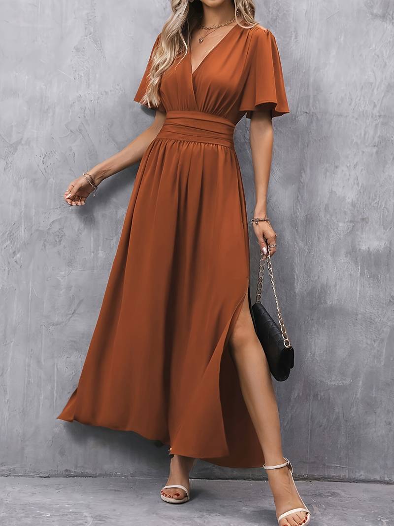 Rozelia | Romantisches Kleid mit plissierter Taille für Damen