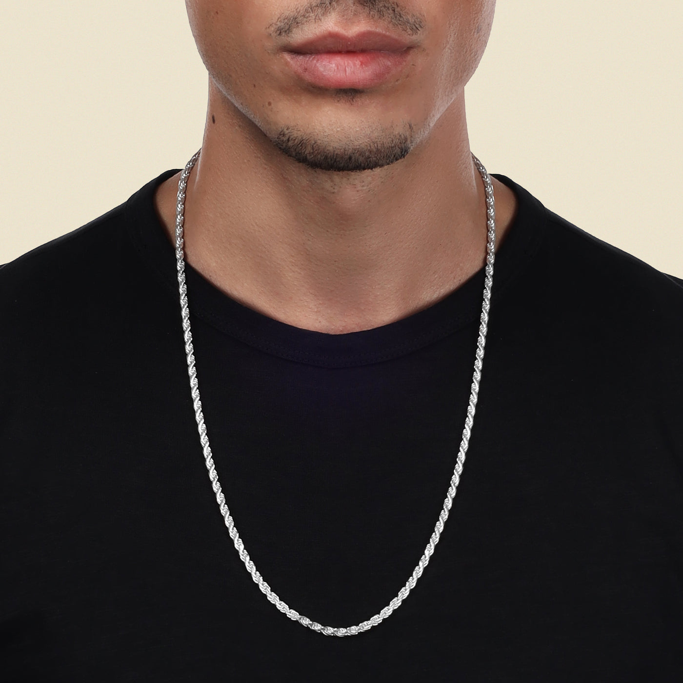 Luxuriöses klassisches Design Herren-Seilkette