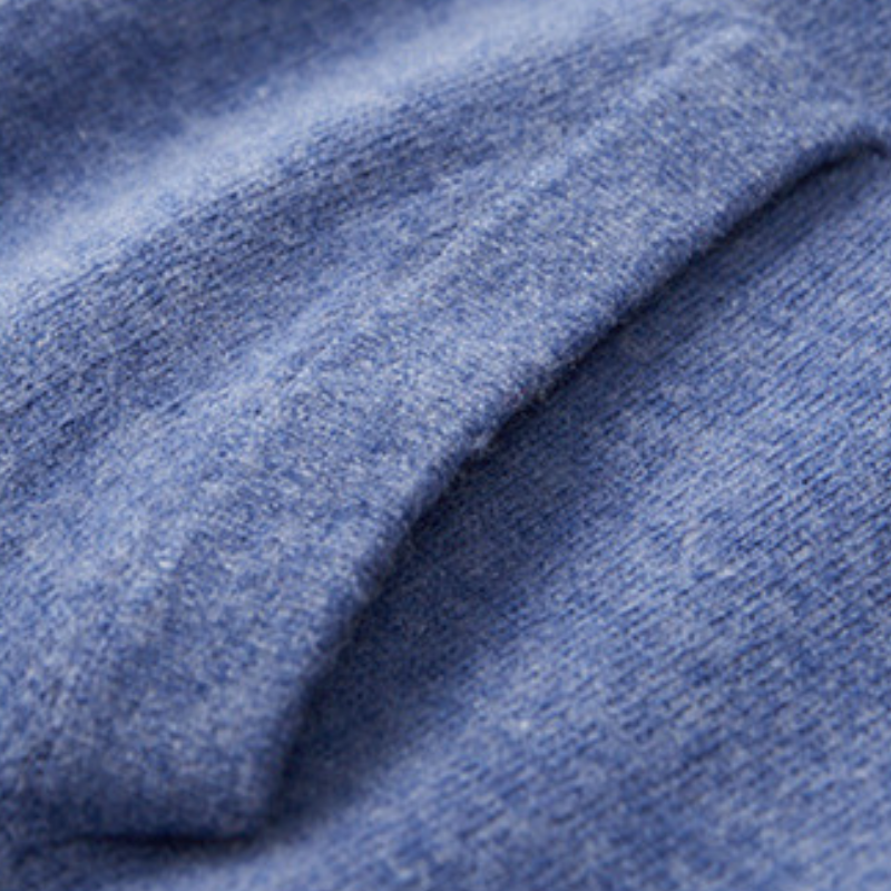 Herren Kaschmir-Wolle Kapuzenpullover mit Reißverschluss - Premium Qualität