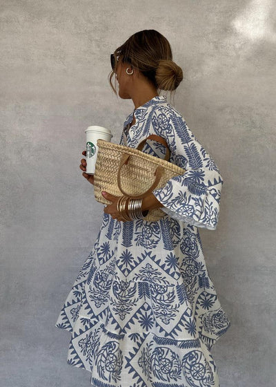 IDALINA I MODISCHES DRUCKKLEID