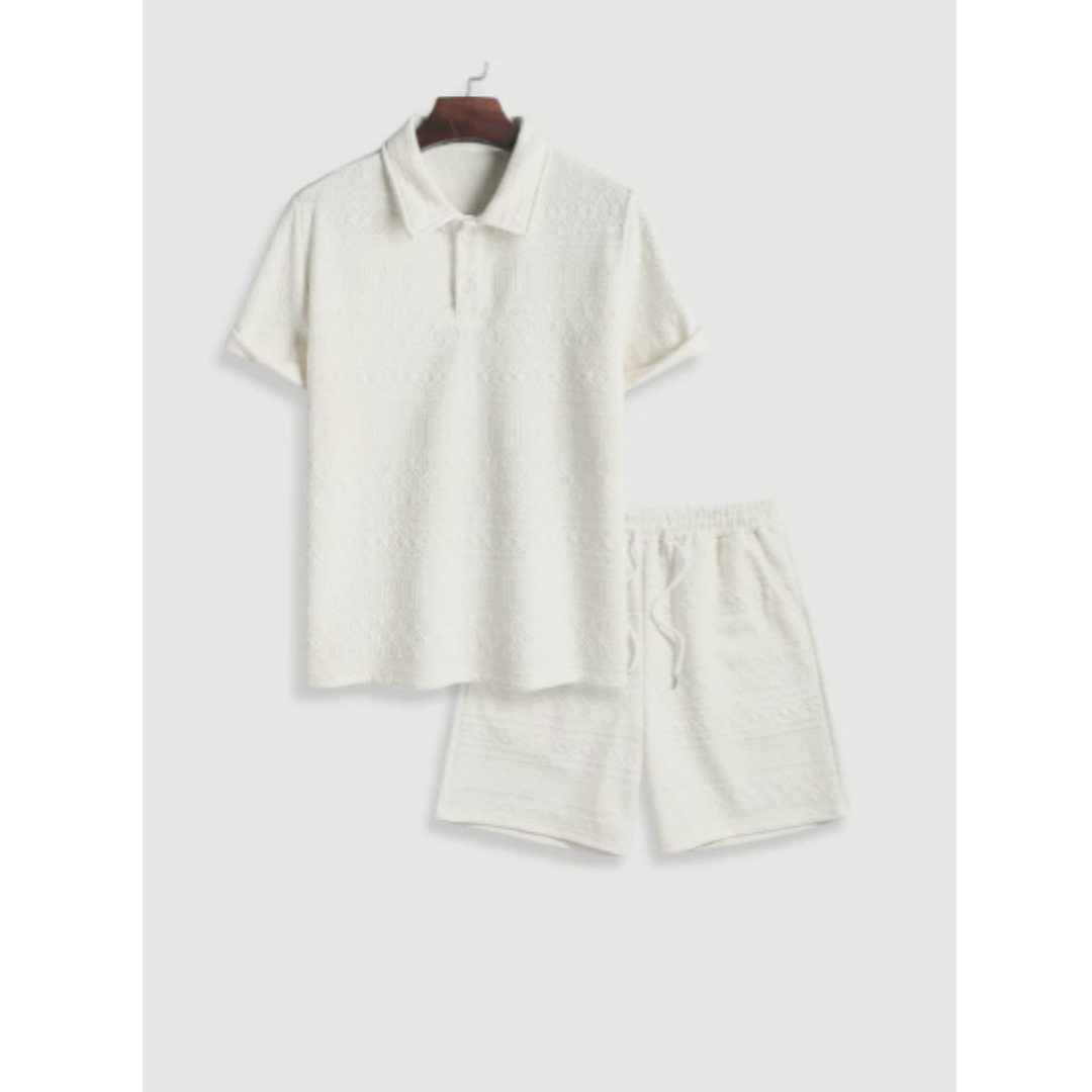 Zweiteiliges Herren-Sommer-Set  – Hemd und Shorts