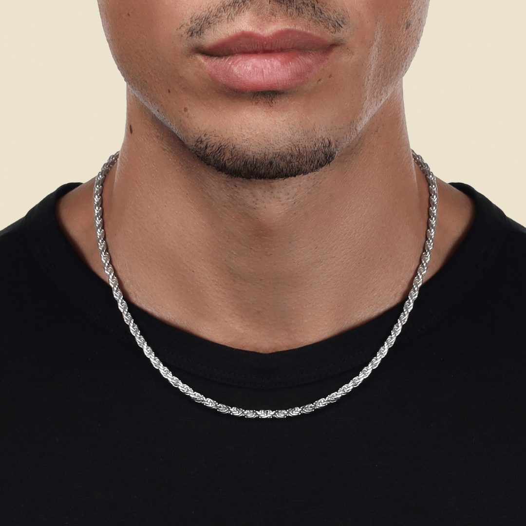 Luxuriöses klassisches Design Herren-Seilkette