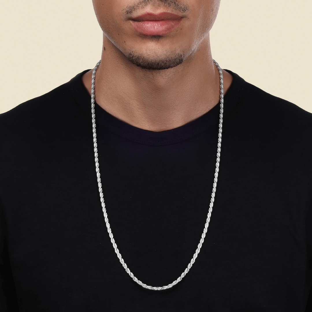 Luxuriöses klassisches Design Herren-Seilkette