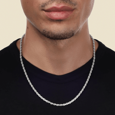 Luxuriöses klassisches Design Herren-Seilkette