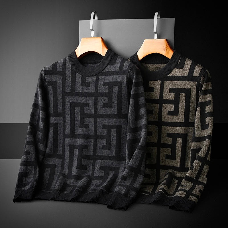 Klassischer Herren Strickpullover