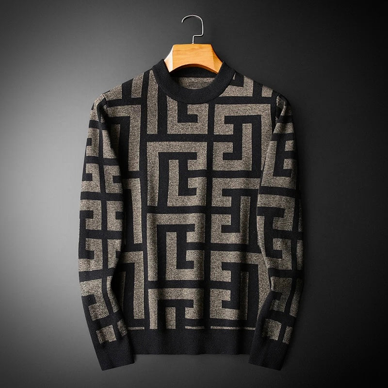 Klassischer Herren Strickpullover