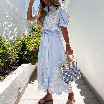 Lara - Fließendes Damenmaxikleid, Strandurlaub