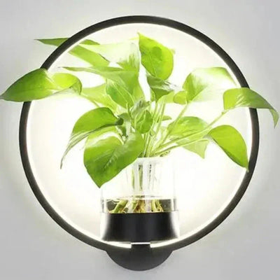 GlowPlant™ – Wandlicht mit Stil & integriertem Pflanzgefäß