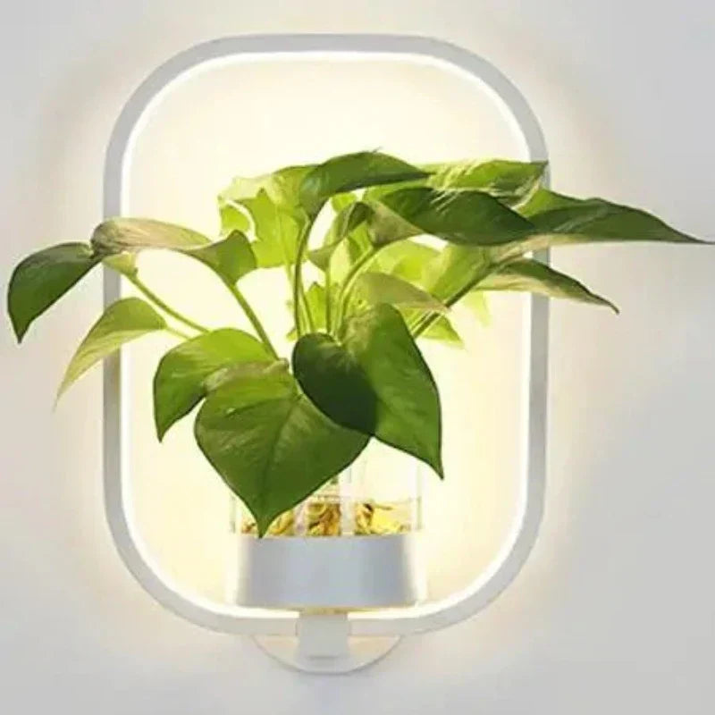 GlowPlant™ – Wandlicht mit Stil & integriertem Pflanzgefäß