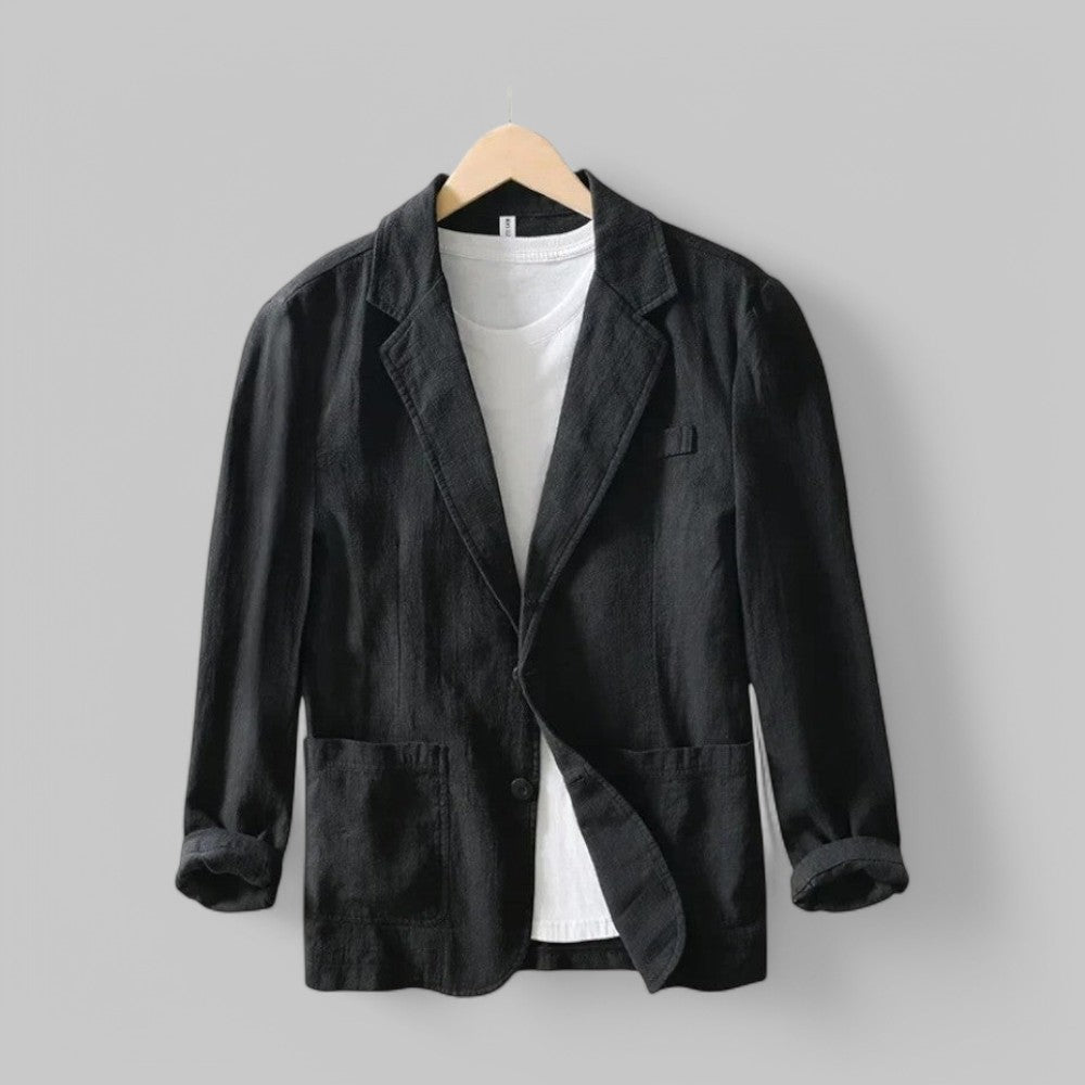 Maximilian | Leichte Strickjacke aus Leinenmischung