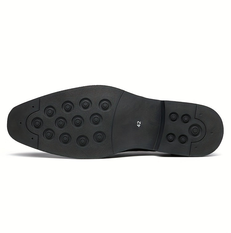 Elegante Herren Monk Strap Schnallenschuhe