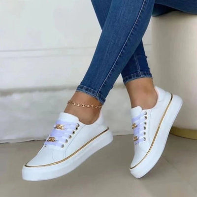 Sportliche Damen Sneaker aus Textil | Freizeit Turnschuhe