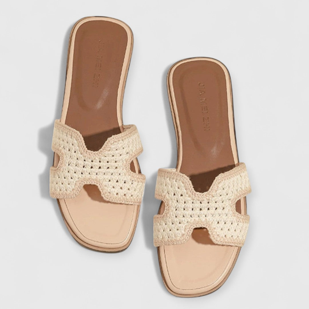 LUCIE RAPHIA | NATÜRLICHE SANDALEN