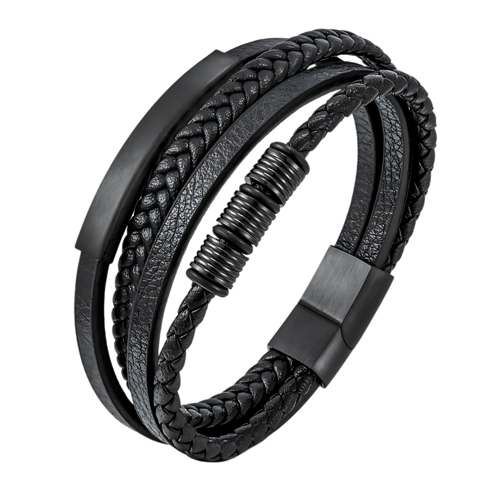 Hochwertiges Herren Lederarmband