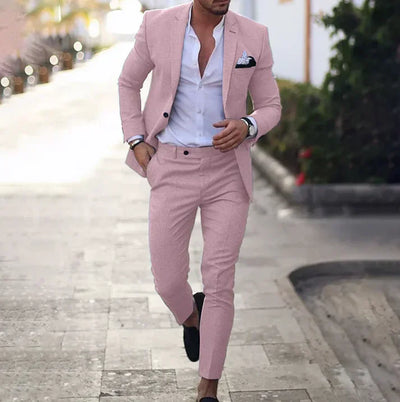 Agoston | Mühelose Alltägliche Eleganz Herren Anzugset
