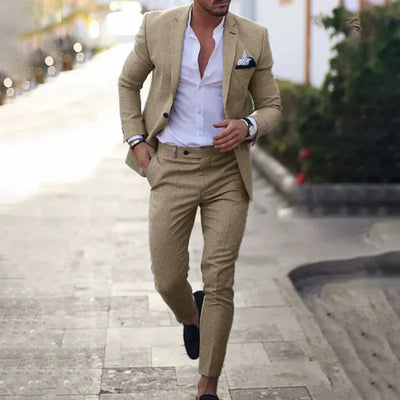 Agoston | Mühelose Alltägliche Eleganz Herren Anzugset