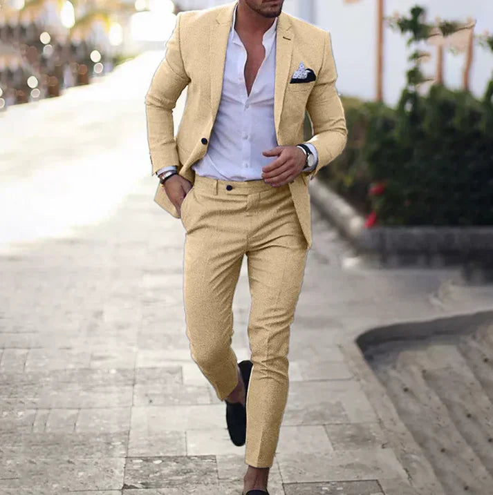 Agoston | Mühelose Alltägliche Eleganz Herren Anzugset