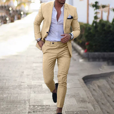 Agoston | Mühelose Alltägliche Eleganz Herren Anzugset
