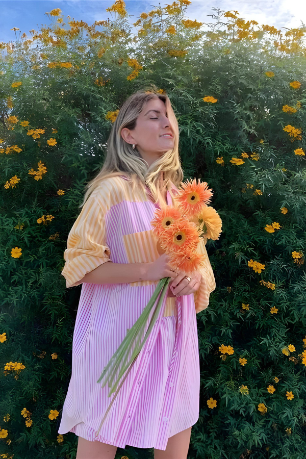 Mandy - Stilvolles, gestreiftes Outfit-Set für Damen