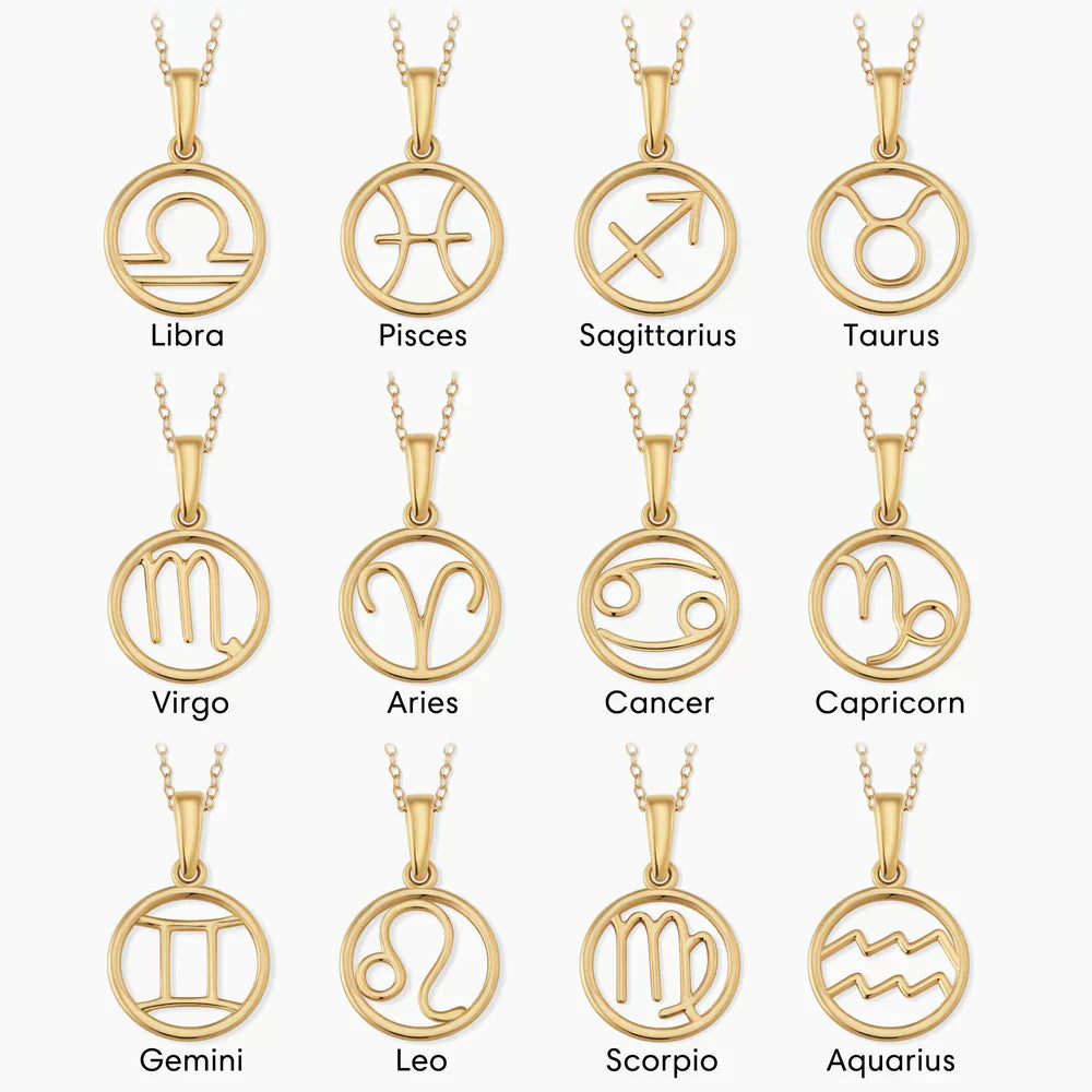 Sternzeichen Halskette | Gold