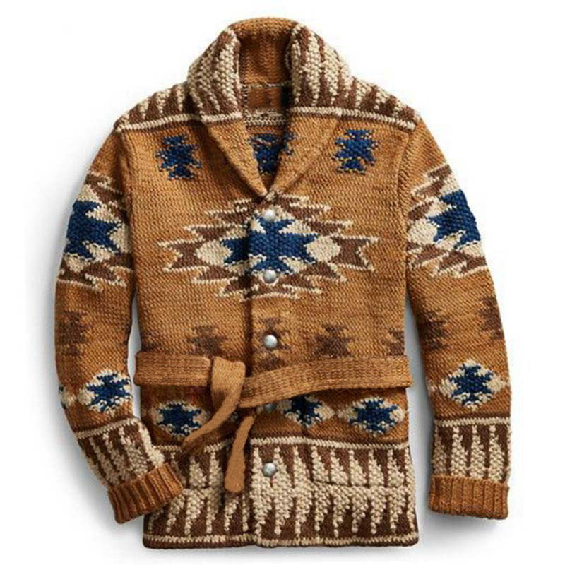 Sjoerd™ Vintage Strick-Cardigan im Ethno-Stil