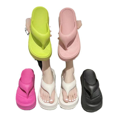 Damen Plattform-Sandalen Fudus