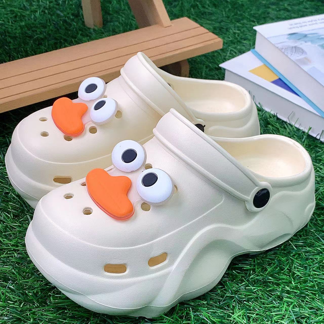 Damen Verspielte Clogs mit tierischem Design Fudus