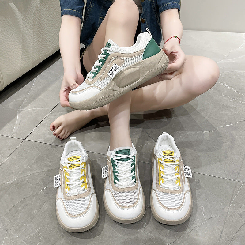 Damen sportliche Sneakers mit atmungsaktivem Mesh-Obermaterial und komfortabler Dämpfung Fudus