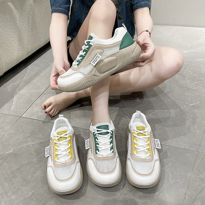 Damen sportliche Sneakers mit atmungsaktivem Mesh-Obermaterial und komfortabler Dämpfung Fudus