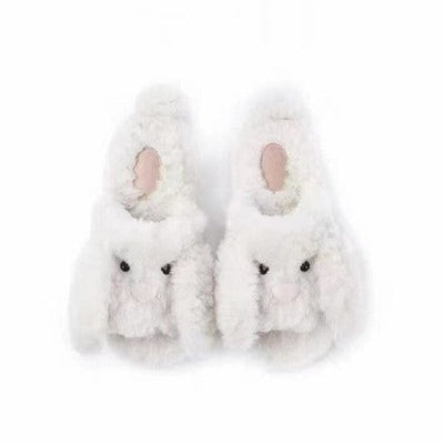 Damen Plüsch-Hausschuhe im niedlichen Hasen-Design Fudus