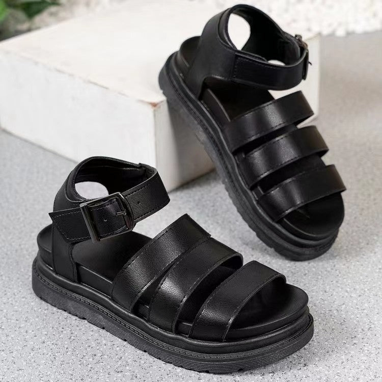 Damen Fußbett-Sandalen mit verstellbarem Riemen und rutschfester Sohle Fudus