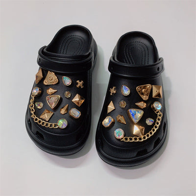 Damen Komfortable Clogs mit modischen Verzierungen Fudus