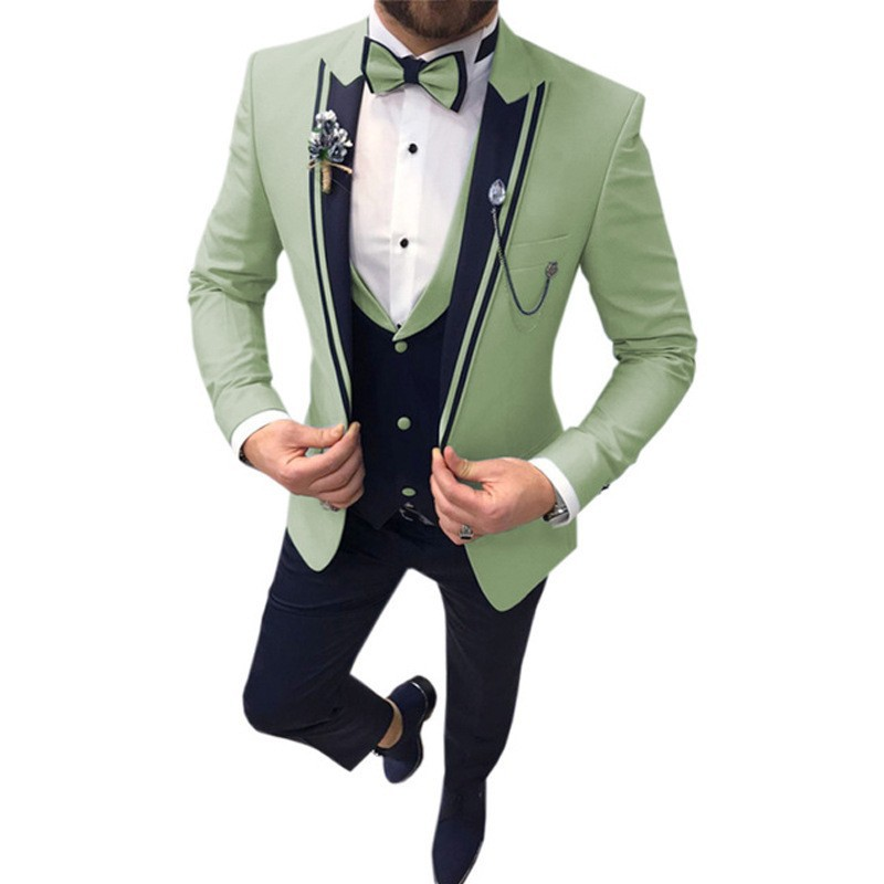 Slim Fit Hochzeitsgast Anzug für Herren | 3-Teilig