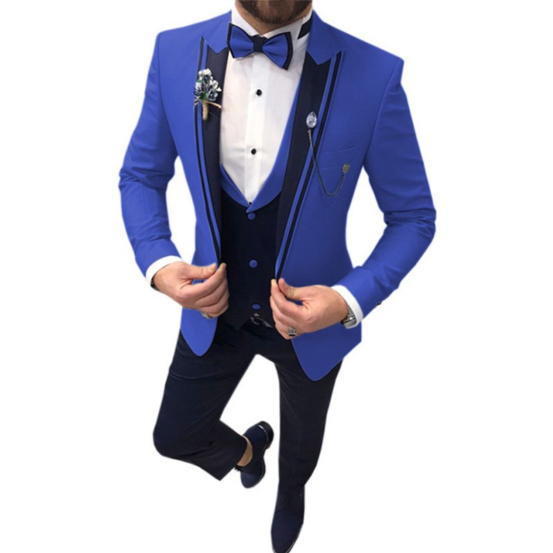 Slim Fit Hochzeitsgast Anzug für Herren | 3-Teilig