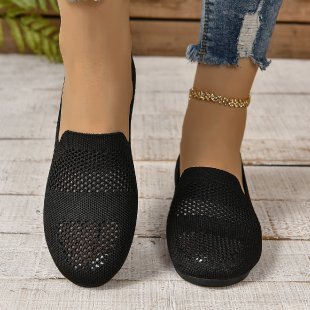 Damen luftige Ballerinas aus atmungsaktivem Meshmaterial Fudus