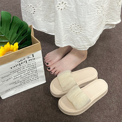 Damen Schicke und bequeme Slipper Sandalen Fudus