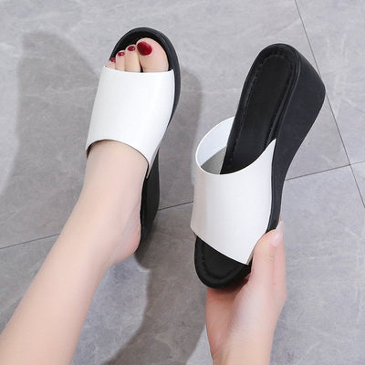 Damen Wedge-Pantoletten mit rutschfester Sohle und weichem Fußbett Fudus