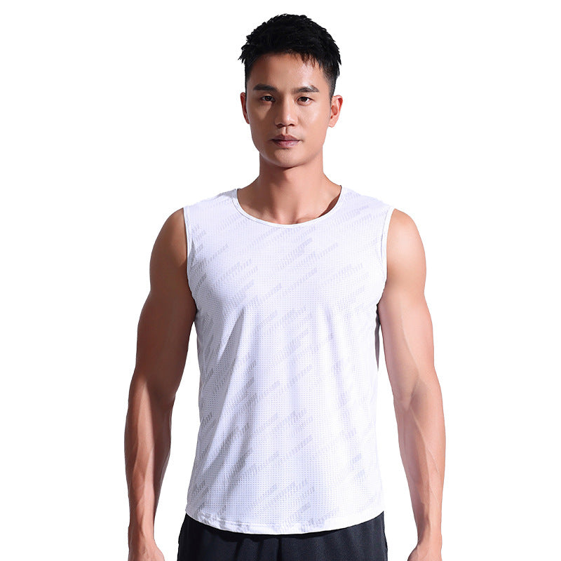 Herren Sportliches Funktionsshirt ohne Ärmel mit hohem Feuchtigkeitsmanagement und atmungsaktiven Eigenschaften Fudus