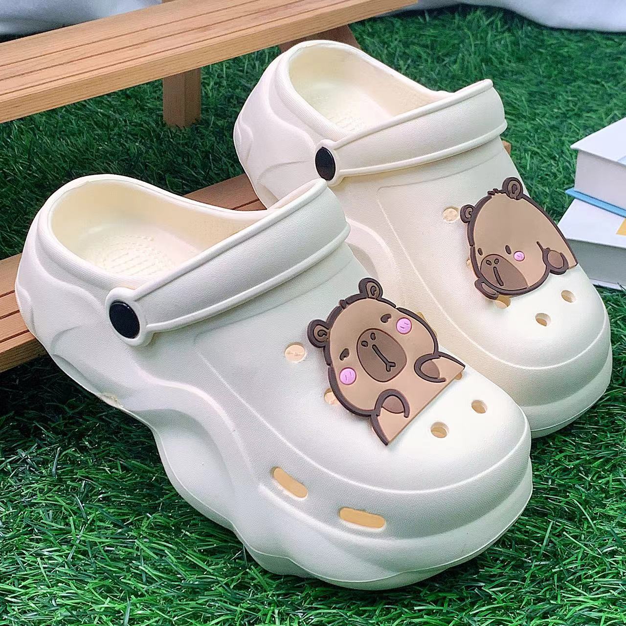 Unisex Clogs mit süßem Bären Motiv Fudus